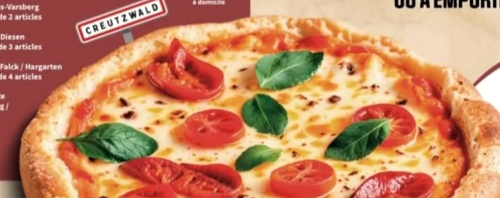 Pizza illustrée sur la carte Pizzaiola